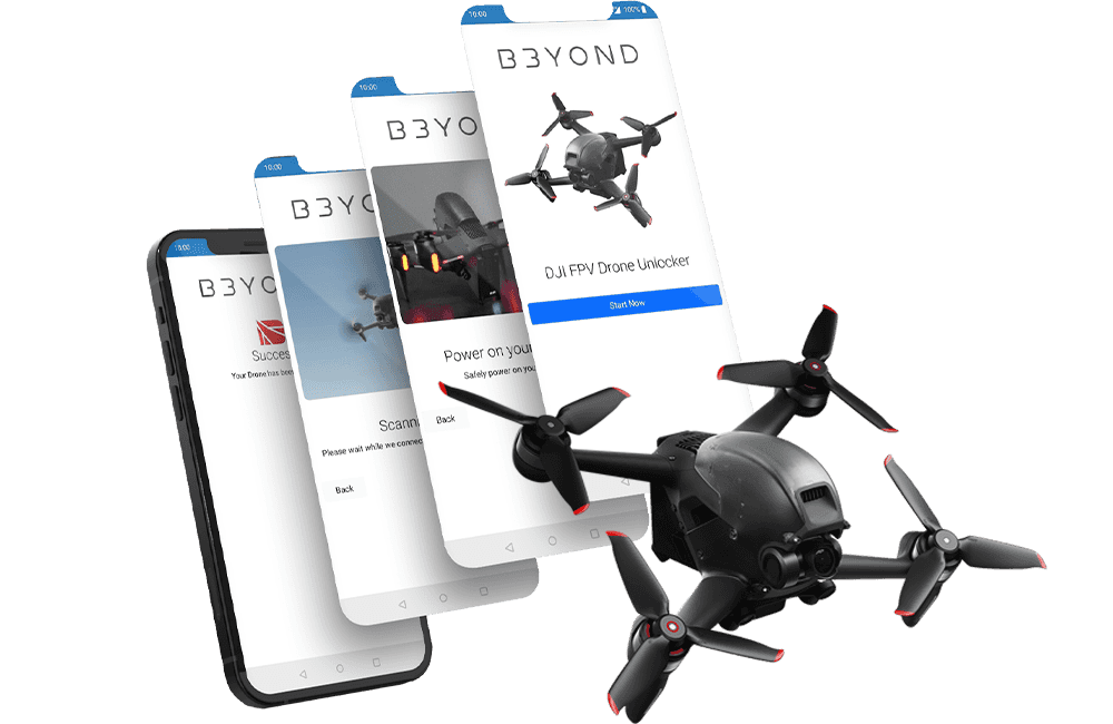 B3YOND Mobile app displayed on a phone